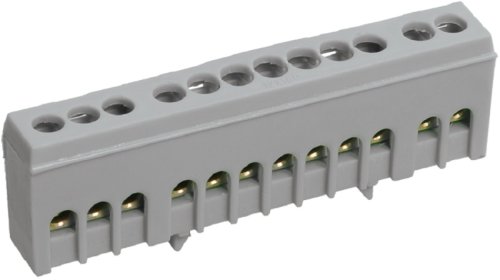 Шина изолированная IEK L "фаза" ШНИ-6х9-12-К-Ср 12 групп серый фото Шина изолированная IEK L "фаза" ШНИ-6х9-12-К-Ср 12 групп серый картинка